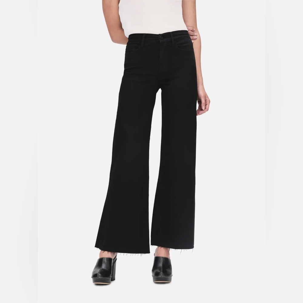 FRAME Le Palazzo Crop Raw After in Blackfinn